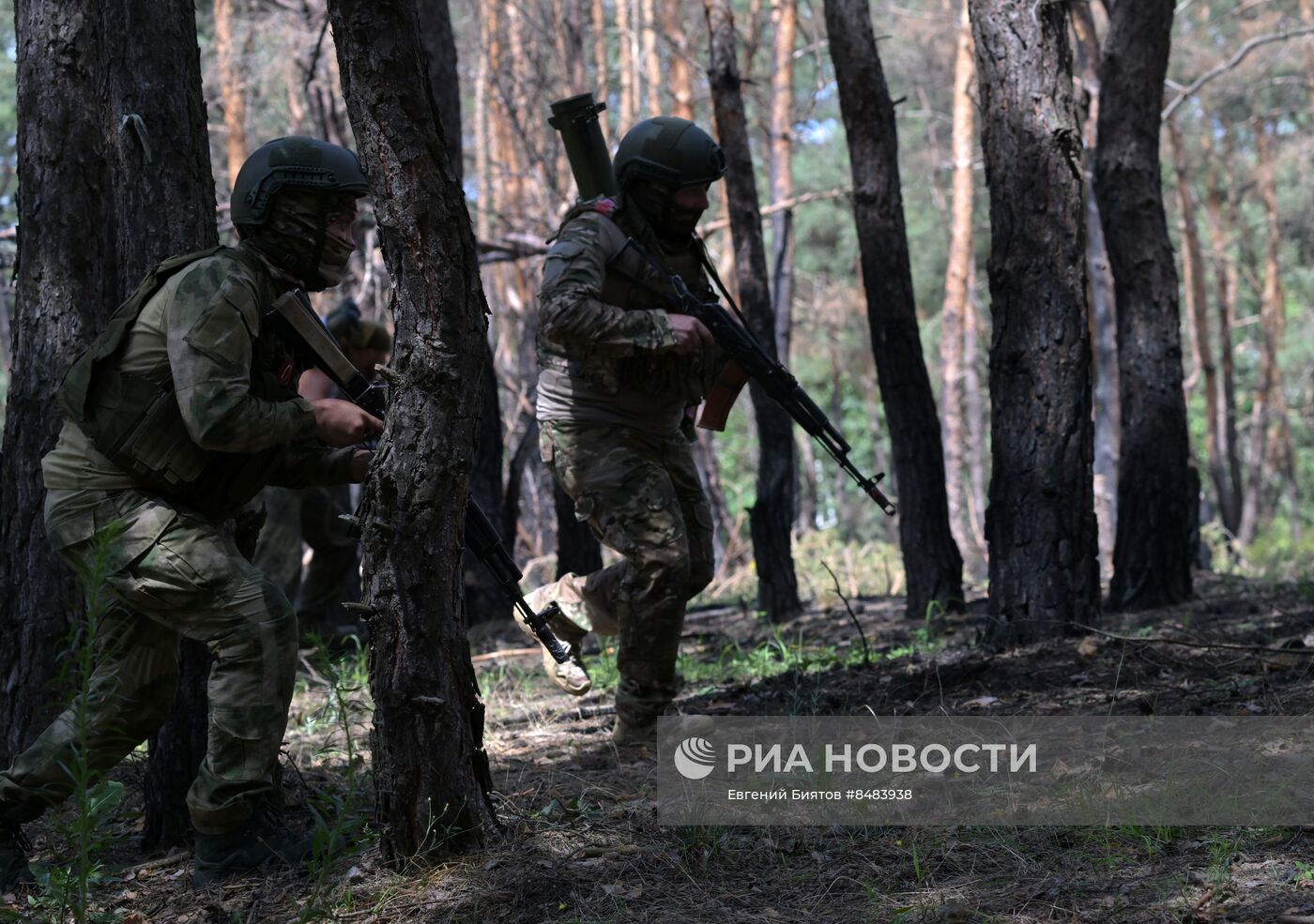 Боевая работа огнеметчиков ЦВО на Краснолиманском направлении