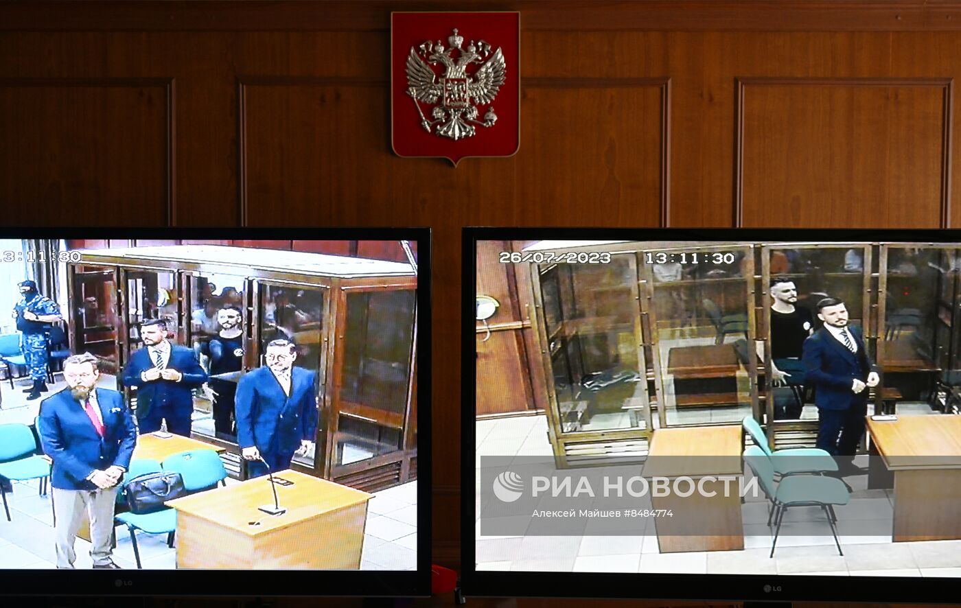 Оглашение приговора И. Сачкову, обвиняемому в госизмене