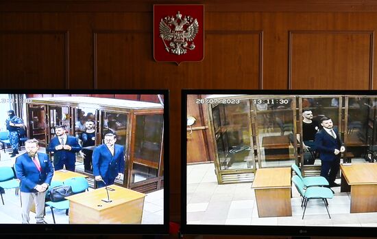 Оглашение приговора И. Сачкову, обвиняемому в госизмене 