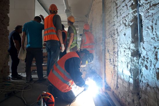 Восстановление больницы в Волновахе