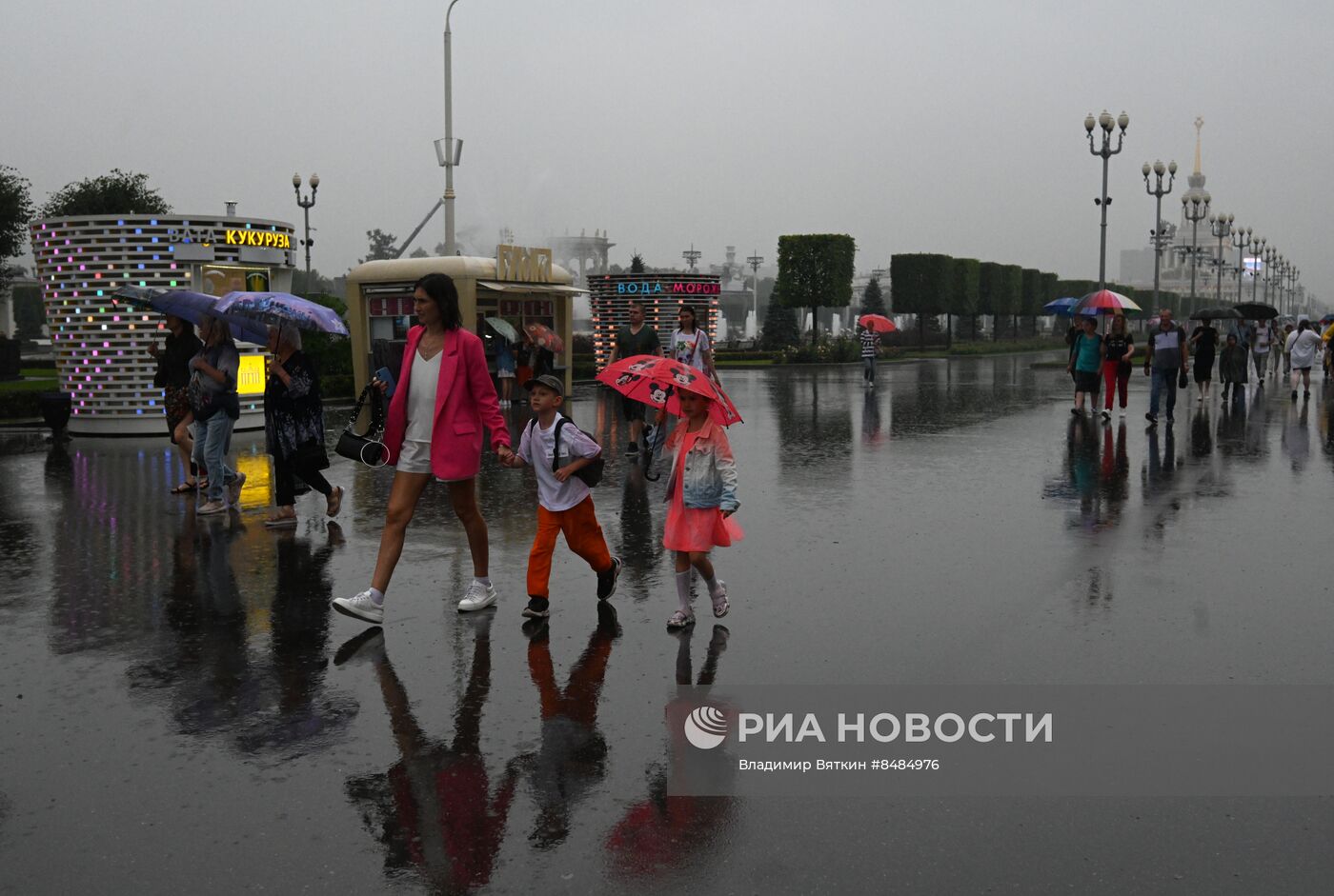 Дождь в Москве