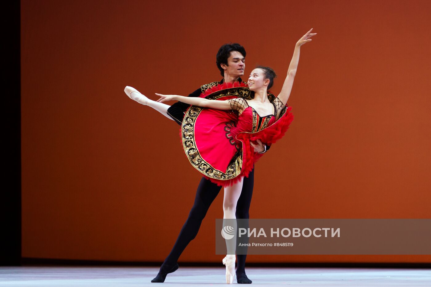 Репетиция балетной труппы Большого театра в рамках гастролей в Пекине