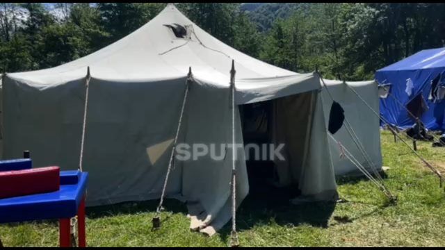 Алан Гаглоев посетил этнолагерь в селе Начрепа Южной Осетии