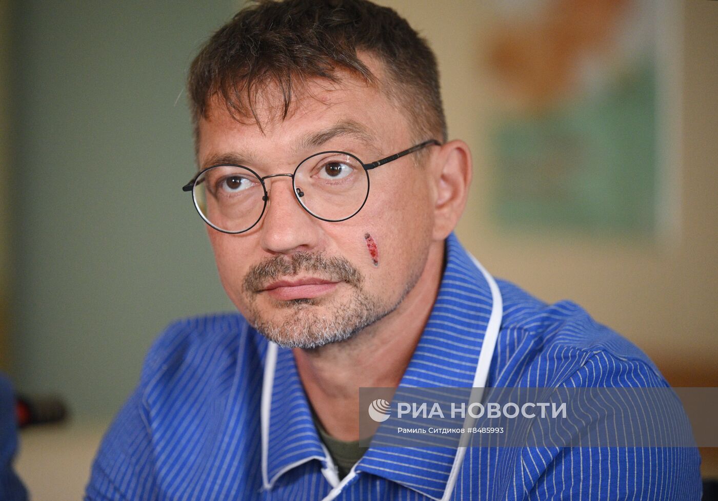 Раненые в зоне СВО журналисты в Центральном военно-клиническом госпитале им. Вишневского