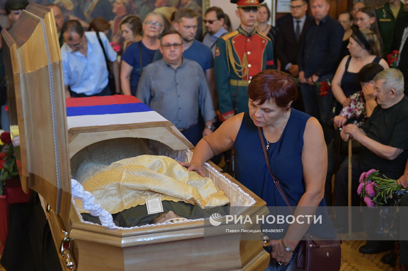 Прощание с погибшим в зоне СВО военкором РИА Новости Ростиславом Журавлевым