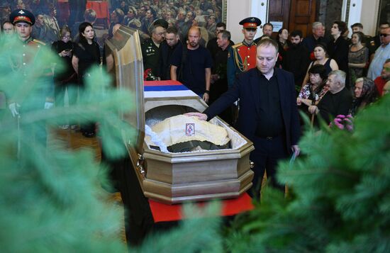 Прощание с погибшим в зоне СВО военкором РИА Новости Ростиславом Журавлевым