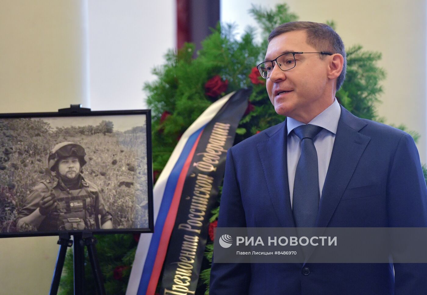 Прощание с погибшим в зоне СВО военкором РИА Новости Ростиславом Журавлевым