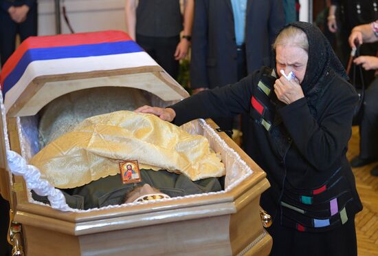 Прощание с погибшим в зоне СВО военкором РИА Новости Ростиславом Журавлевым