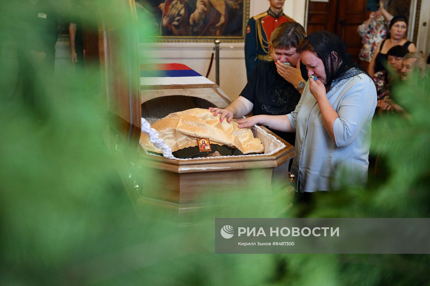 Прощание с погибшим в зоне СВО военкором РИА Новости Ростиславом Журавлевым