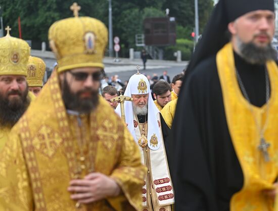 Патриаршее служение в День Крещения Руси