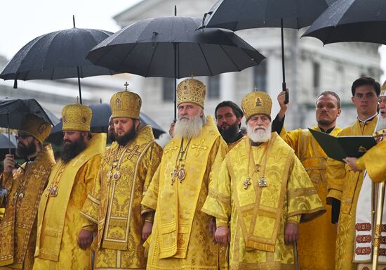 Патриаршее служение в День Крещения Руси