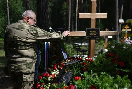 Прощание с погибшим в зоне СВО военкором РИА Новости Ростиславом Журавлевым
