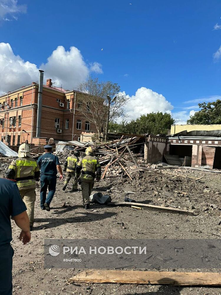 В центре Таганрога произошел взрыв