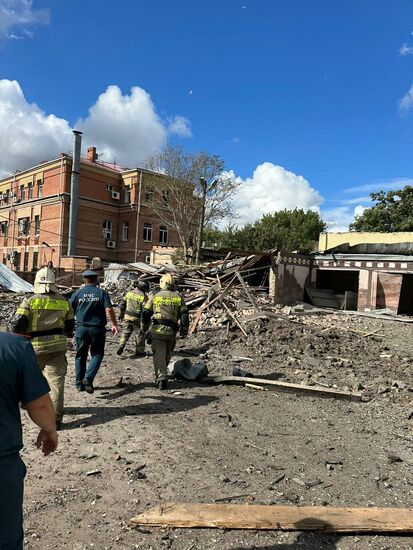 В центре Таганрога произошел взрыв