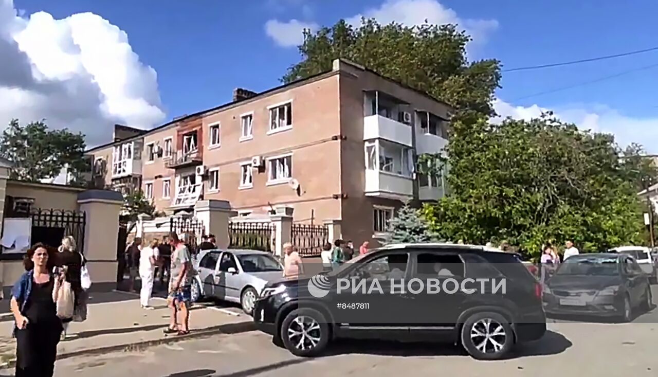 В центре Таганрога произошел взрыв