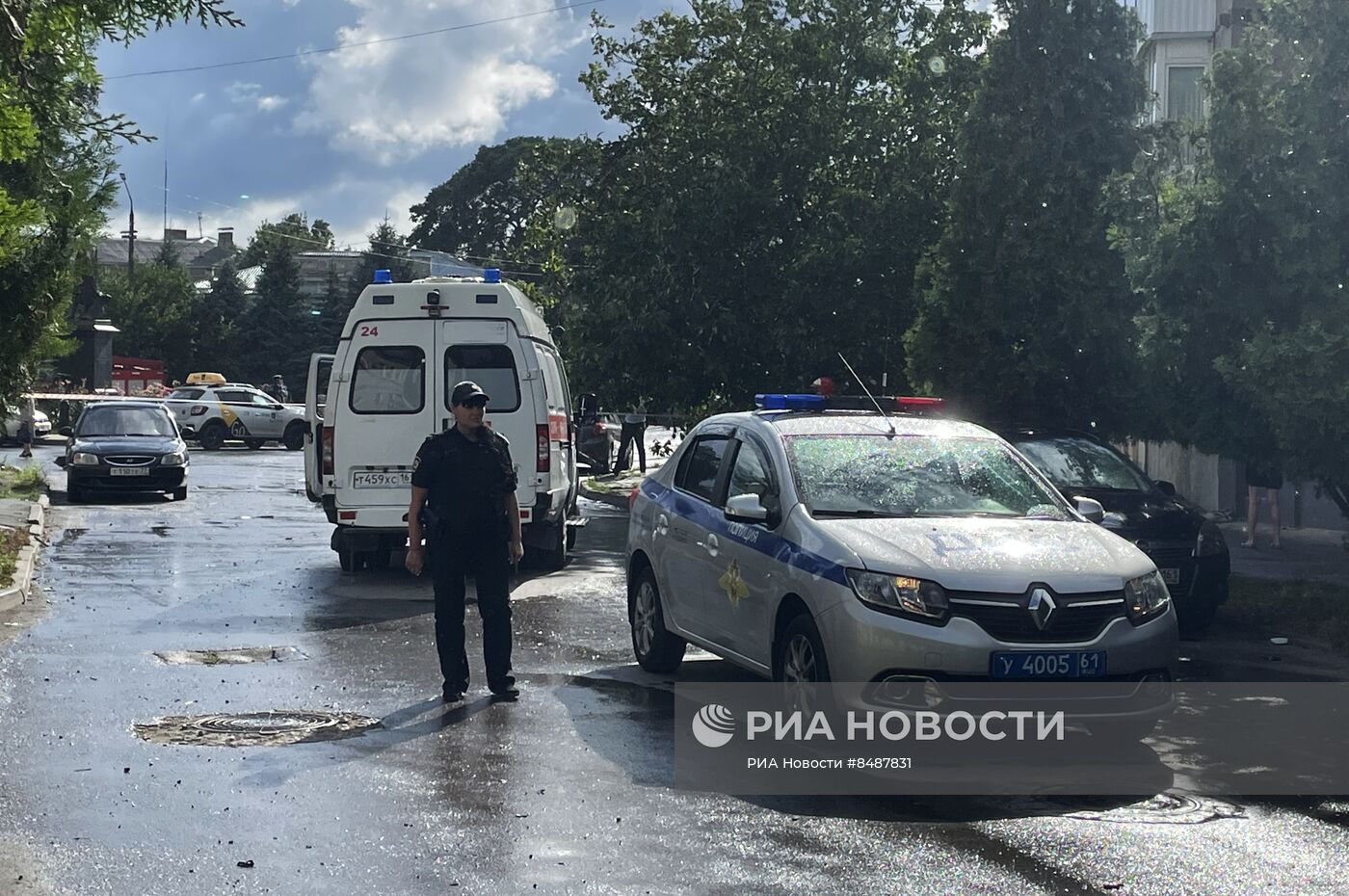 В центре Таганрога произошел взрыв