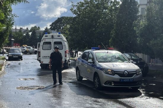 В центре Таганрога произошел взрыв