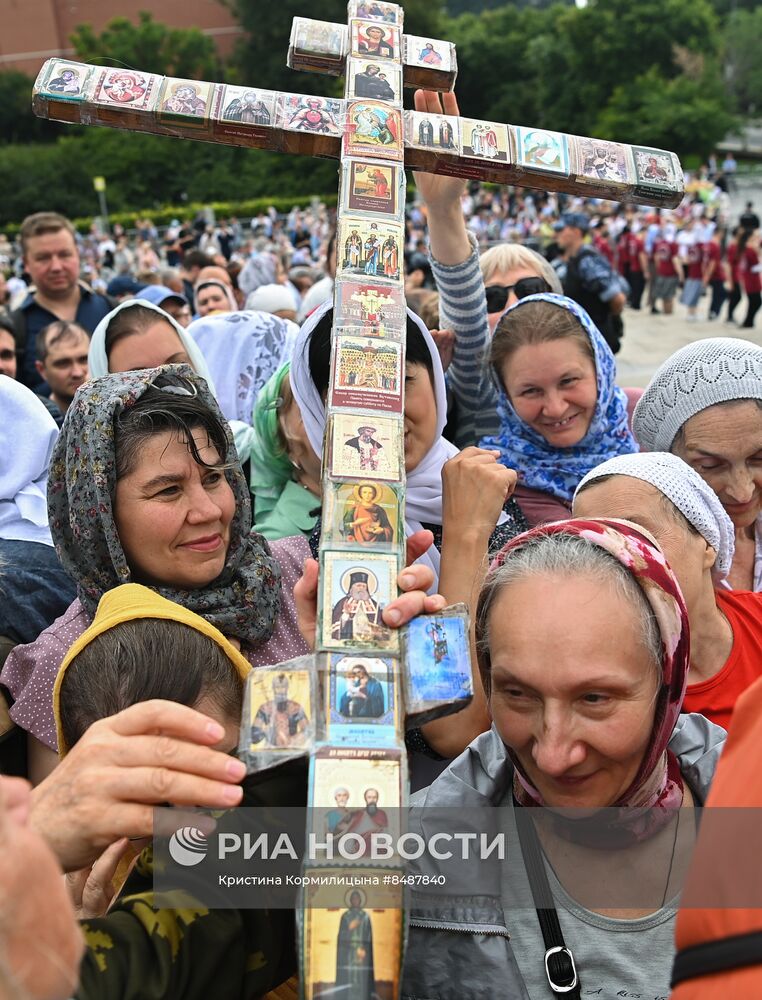 Патриаршее служение в День Крещения Руси