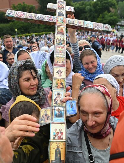 Патриаршее служение в День Крещения Руси