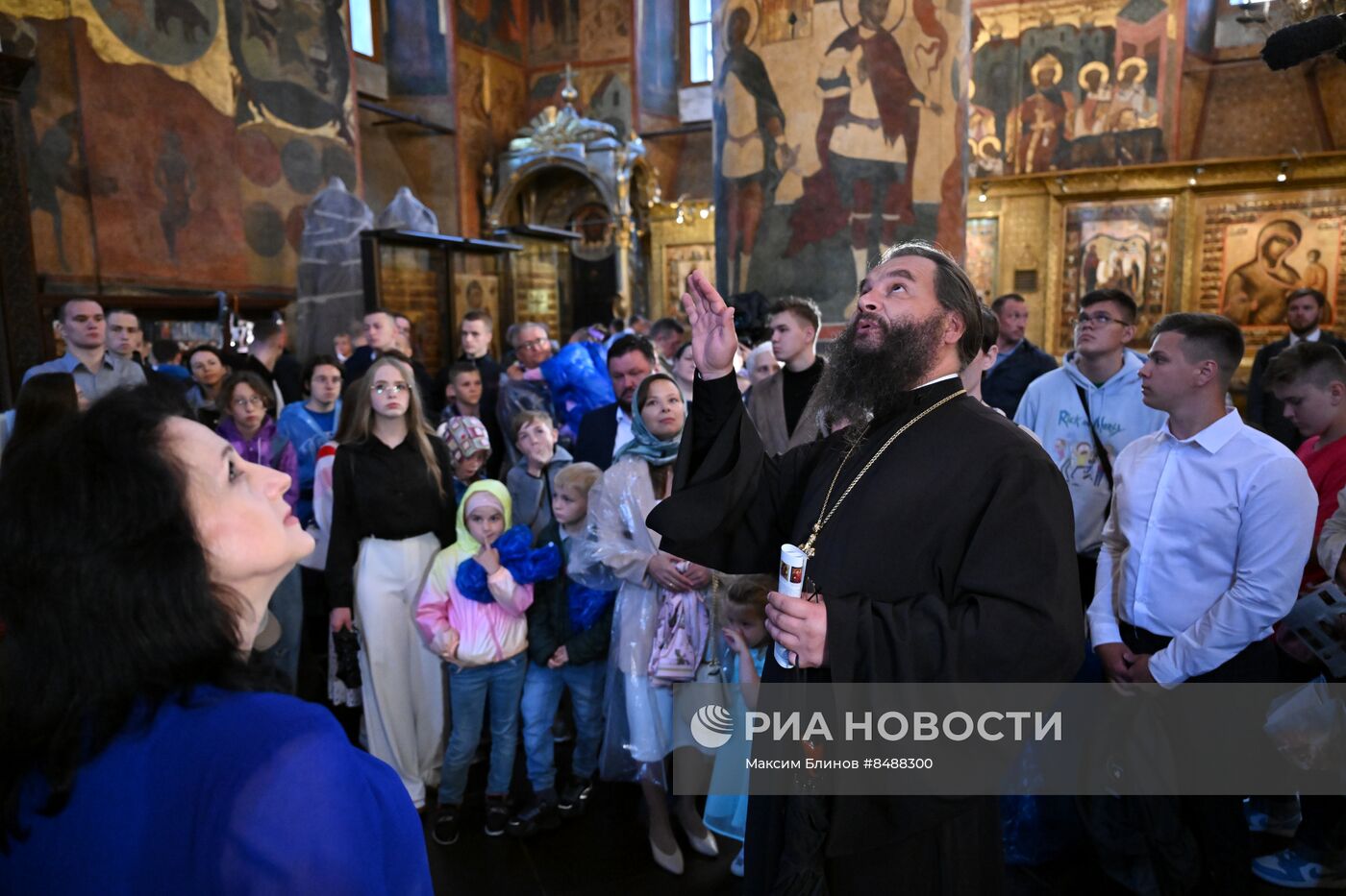 Общение В. Путина  с семьями, награжденными орденом "Родительская слава"