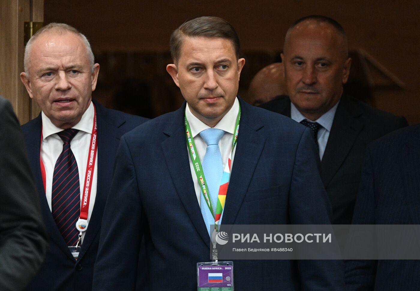 Встреча президента РФ В. Путина и президента ЦАР Ф. А. Туадеры