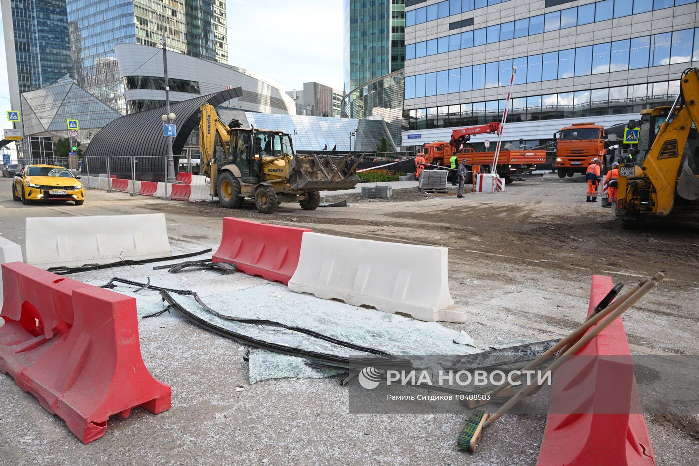 Последствия попытки атаки украинских беспилотников в Москве