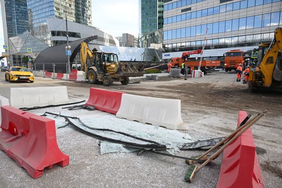 Последствия попытки атаки украинских беспилотников в Москве