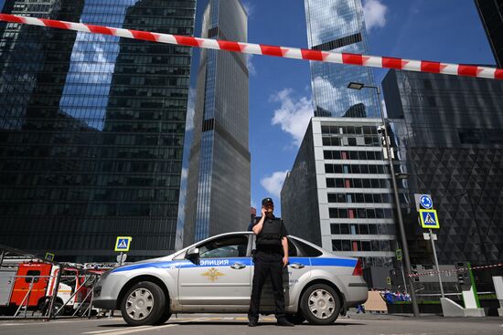 Последствия попытки атаки украинских беспилотников в Москве