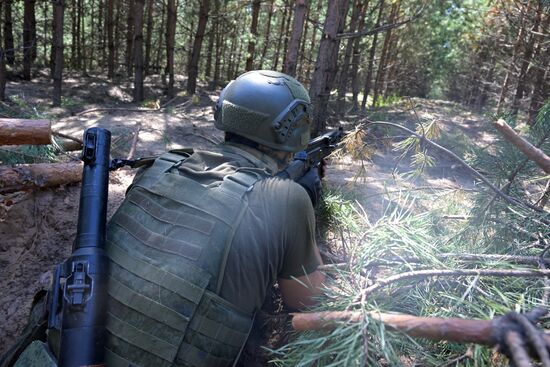 Подготовка штурмовых подразделений ЦВО в зоне спецоперации