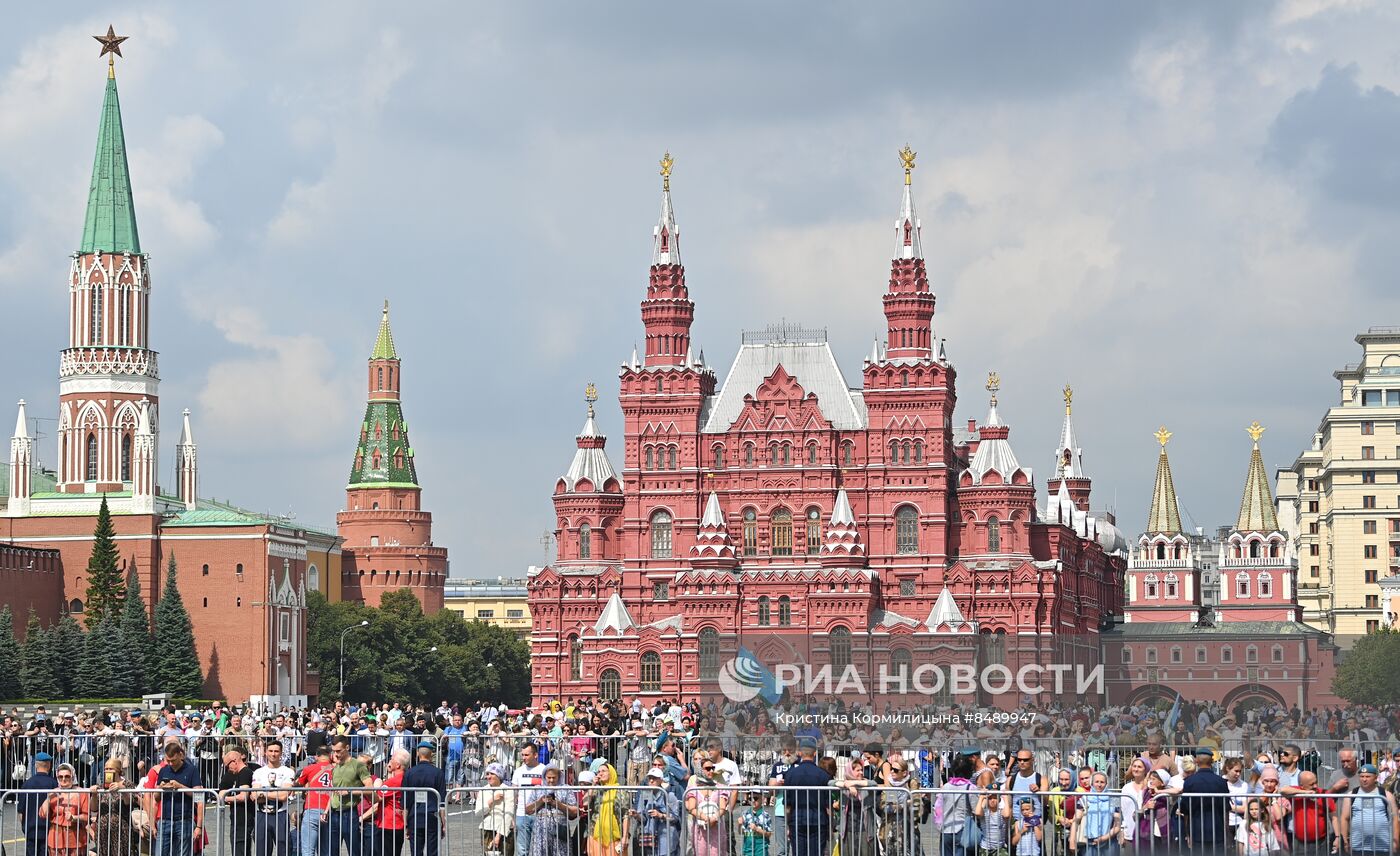 Мероприятия по случаю Ильина дня и Дня ВДВ в Москве