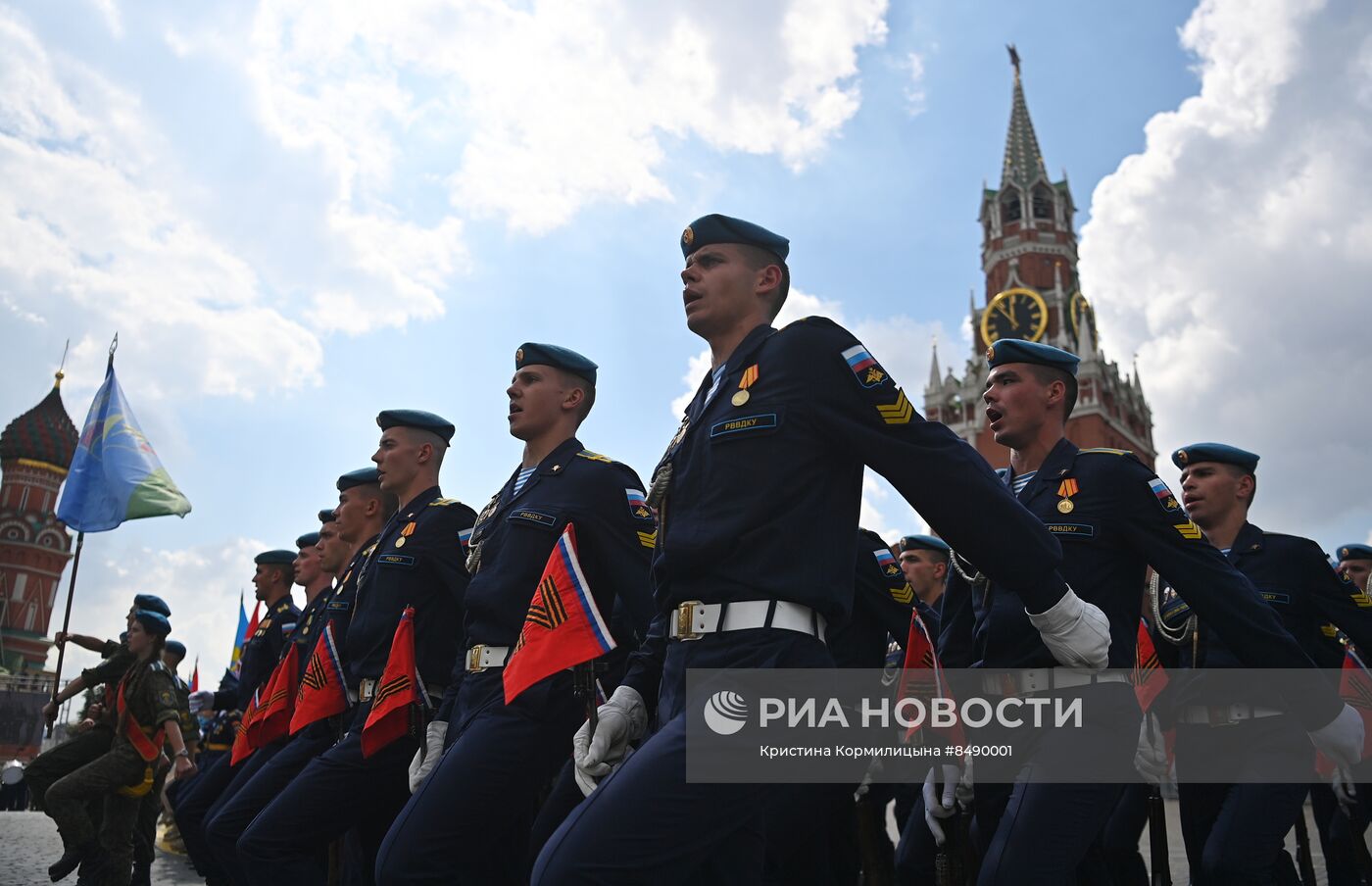 Мероприятия по случаю Ильина дня и Дня ВДВ в Москве