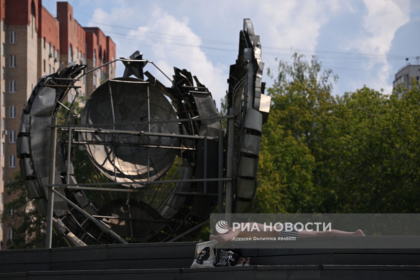 Жаркая погода в Москве