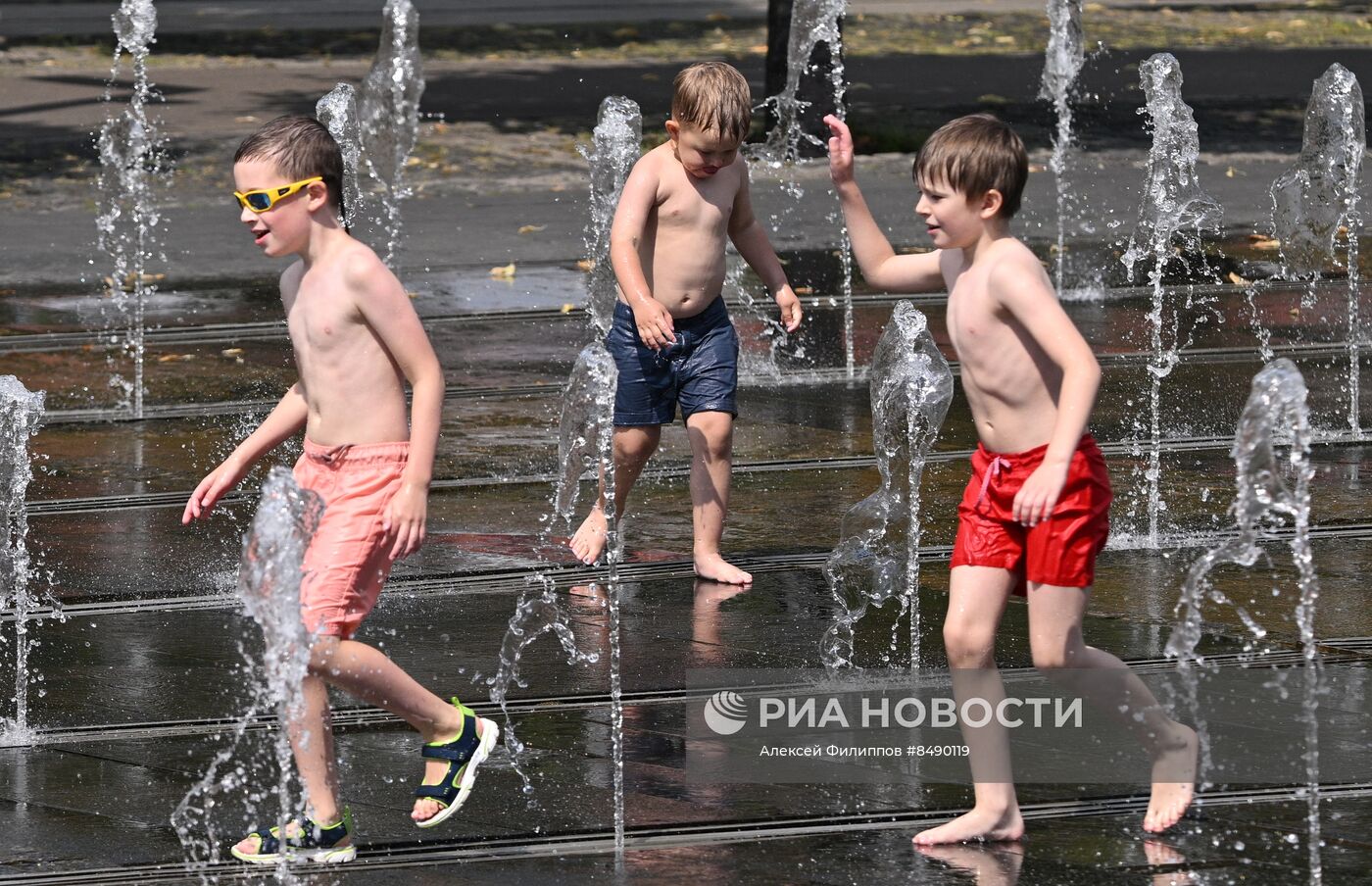 Жаркая погода в Москве