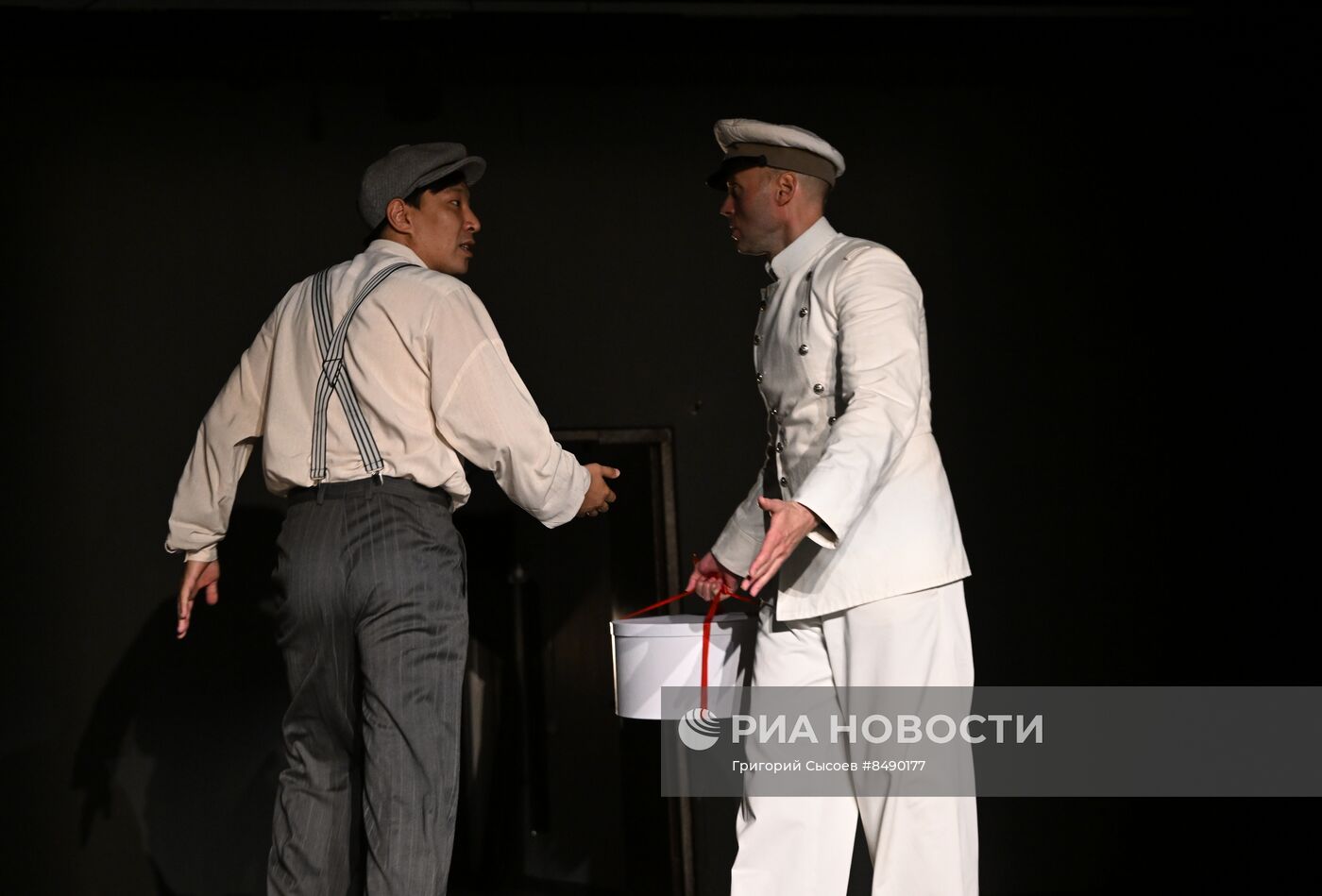 Спектакль "Причал" в театре на Таганке
