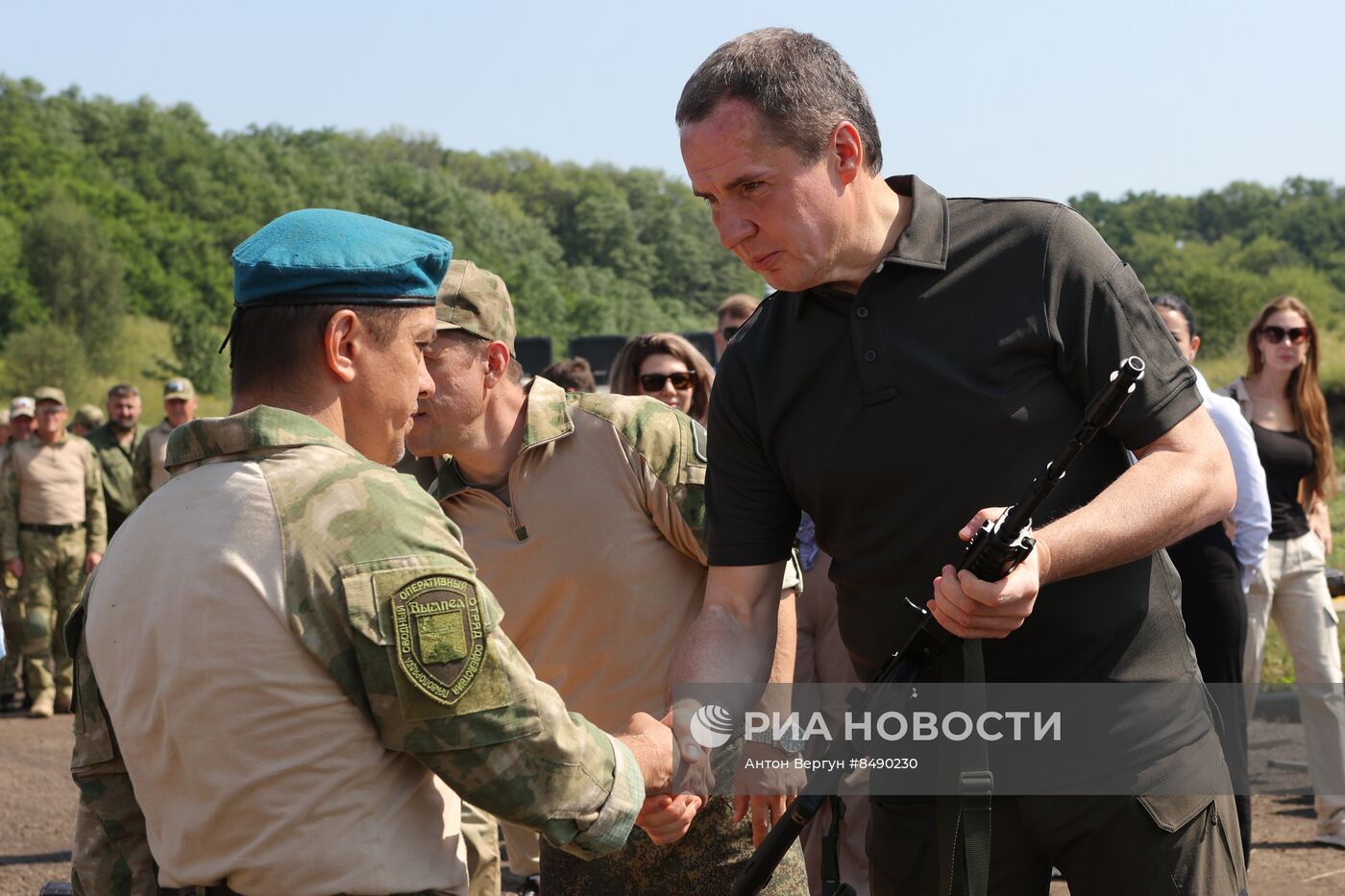 Тренировка теробороны в Белгородской области