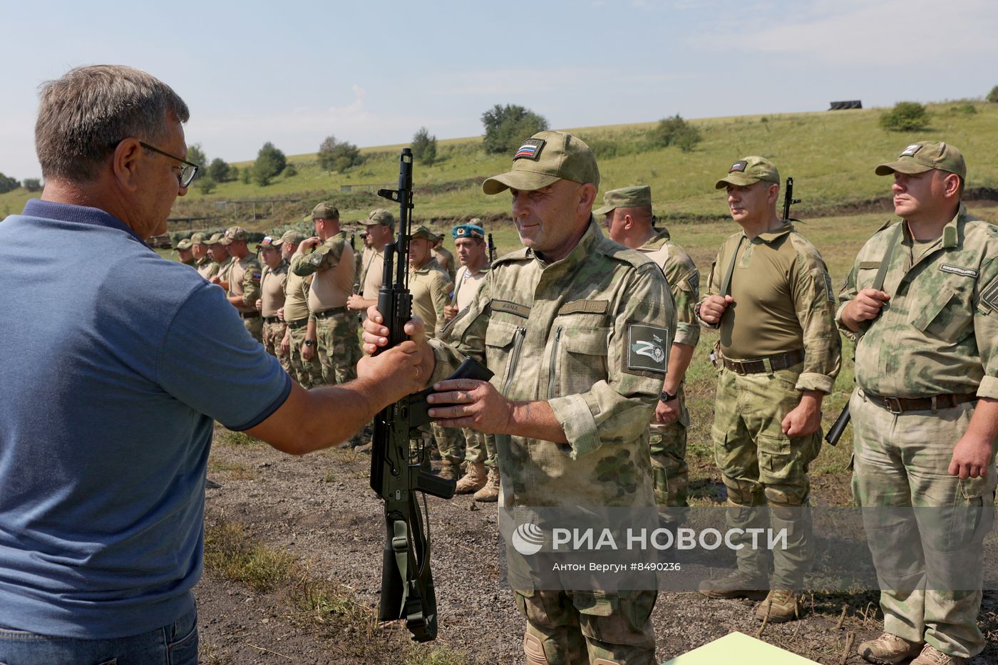 Тренировка теробороны в Белгородской области