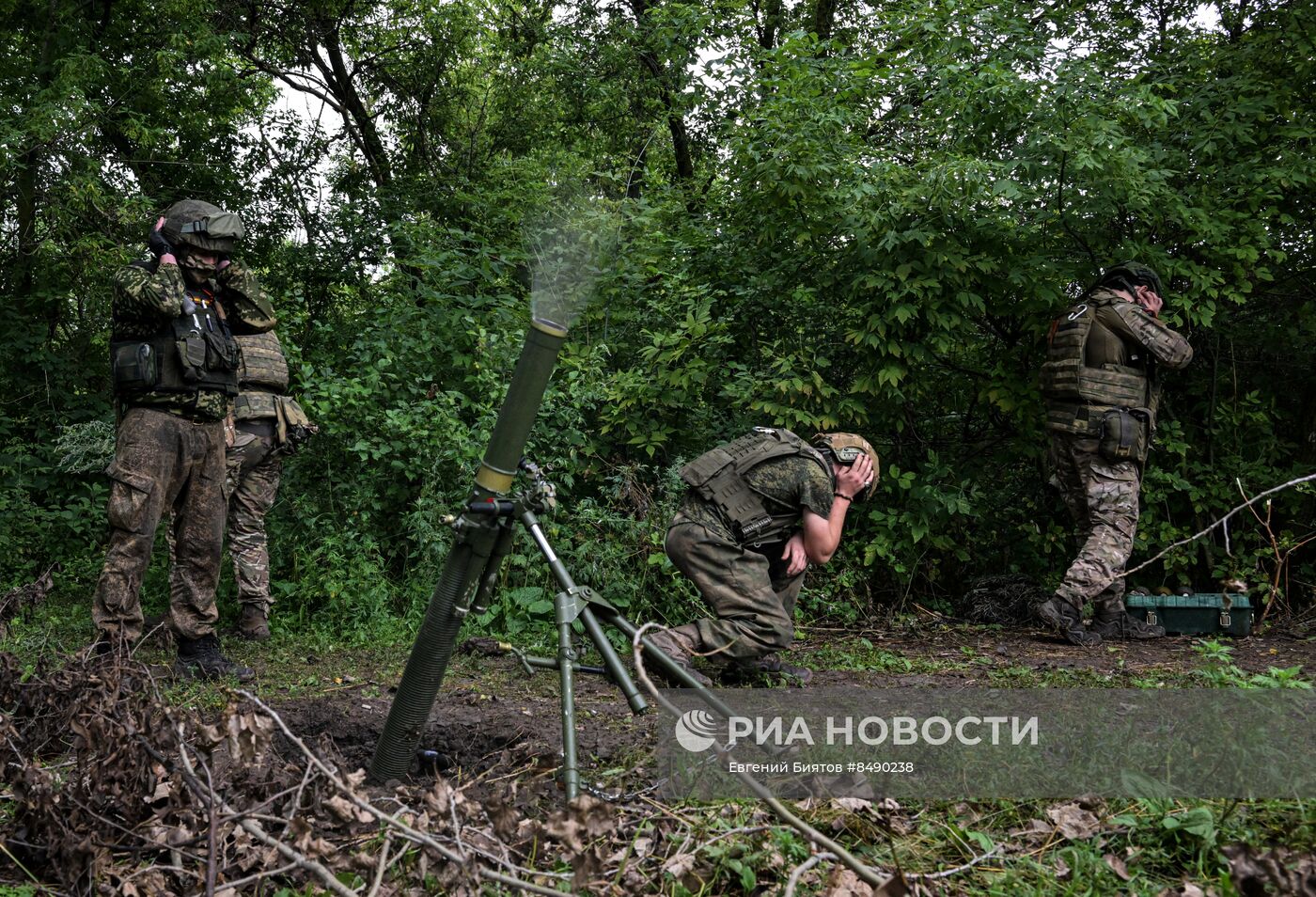 Боевая работа подразделений Западной группы войск на Купянском направлении