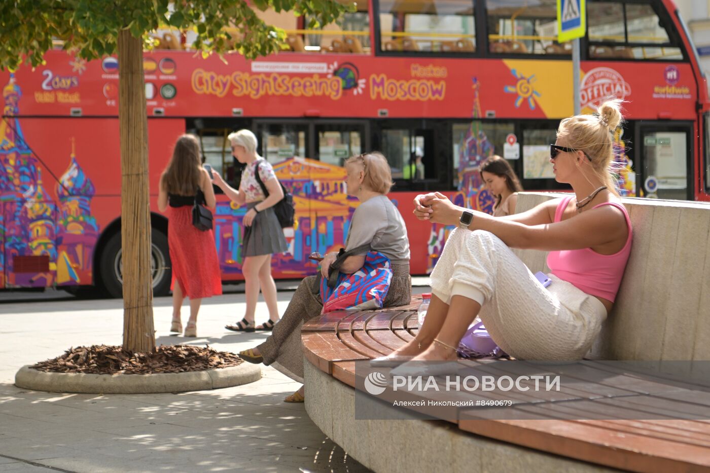 Жаркая погода в Центральной России 