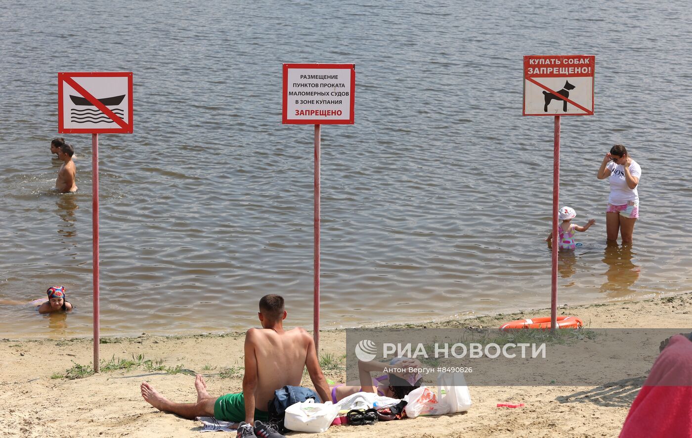Жаркая погода в Центральной России