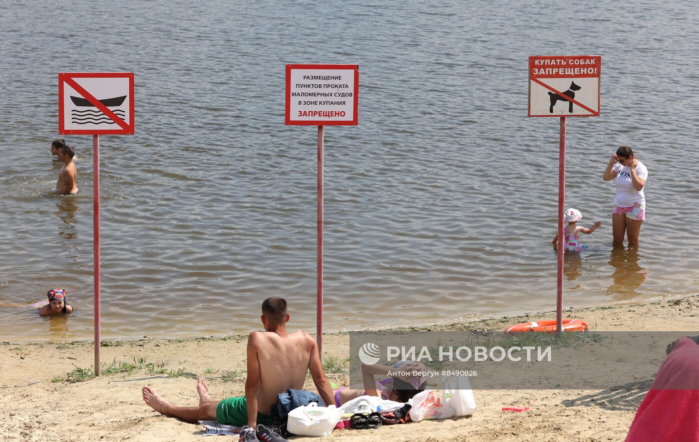 Жаркая погода в Центральной России 