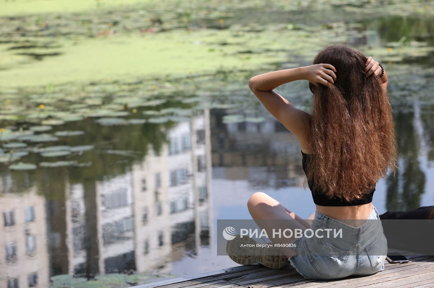 Жаркая погода в Центральной России 