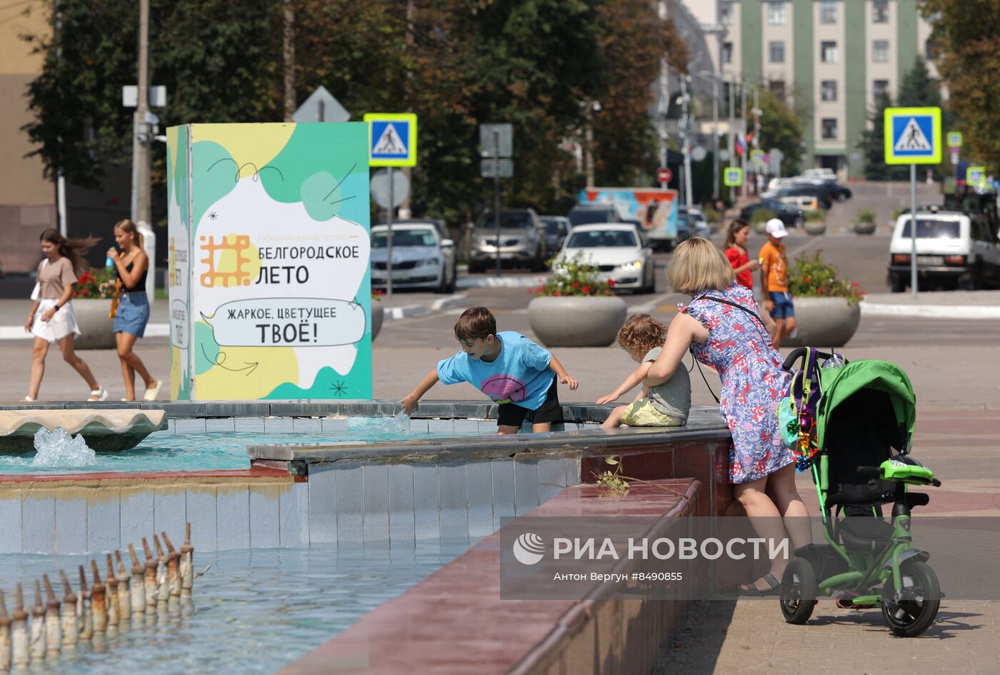 Жаркая погода в Центральной России 