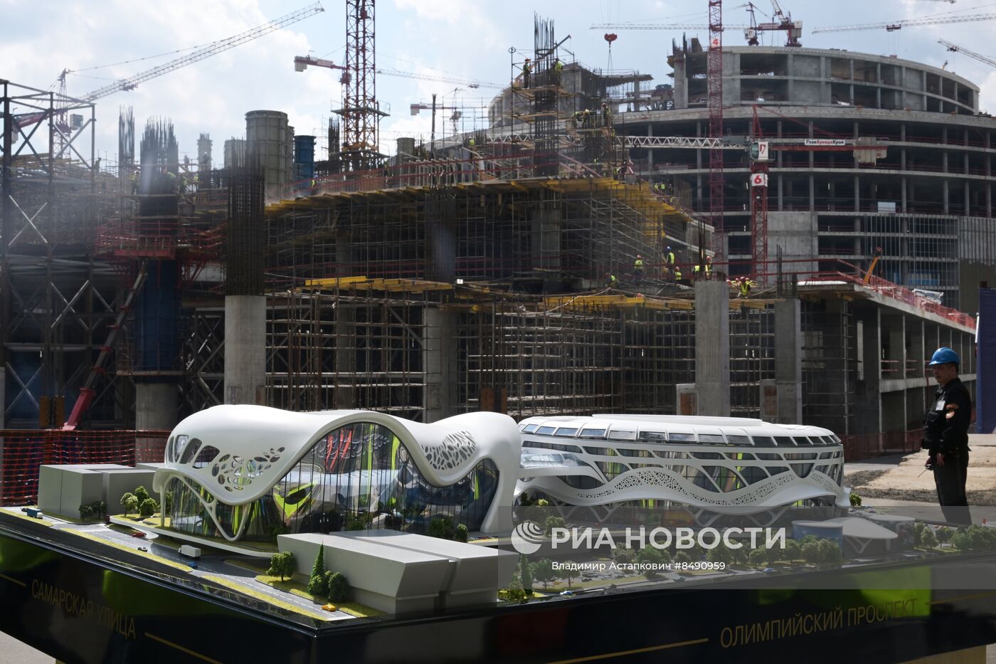 Строительство спортивного комплекса "Олимпийский"