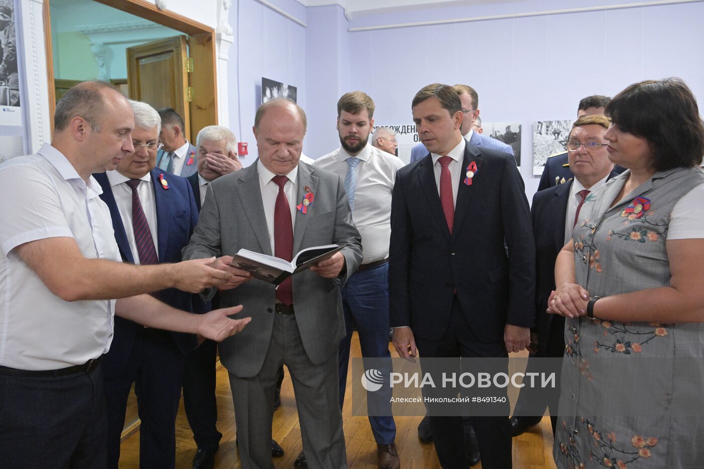 Открытие фотовыставки "Освобождение. Орел"