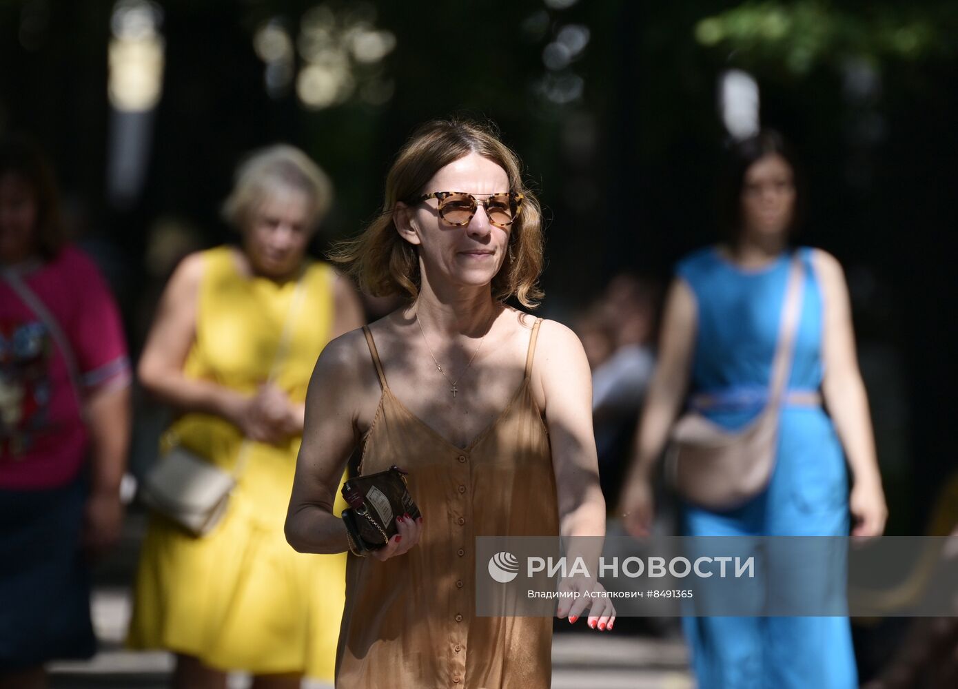 Жаркая погода в Москве