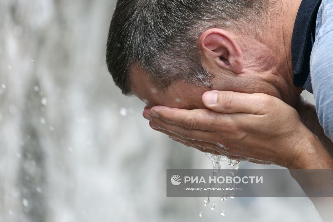 Жаркая погода в Москве
