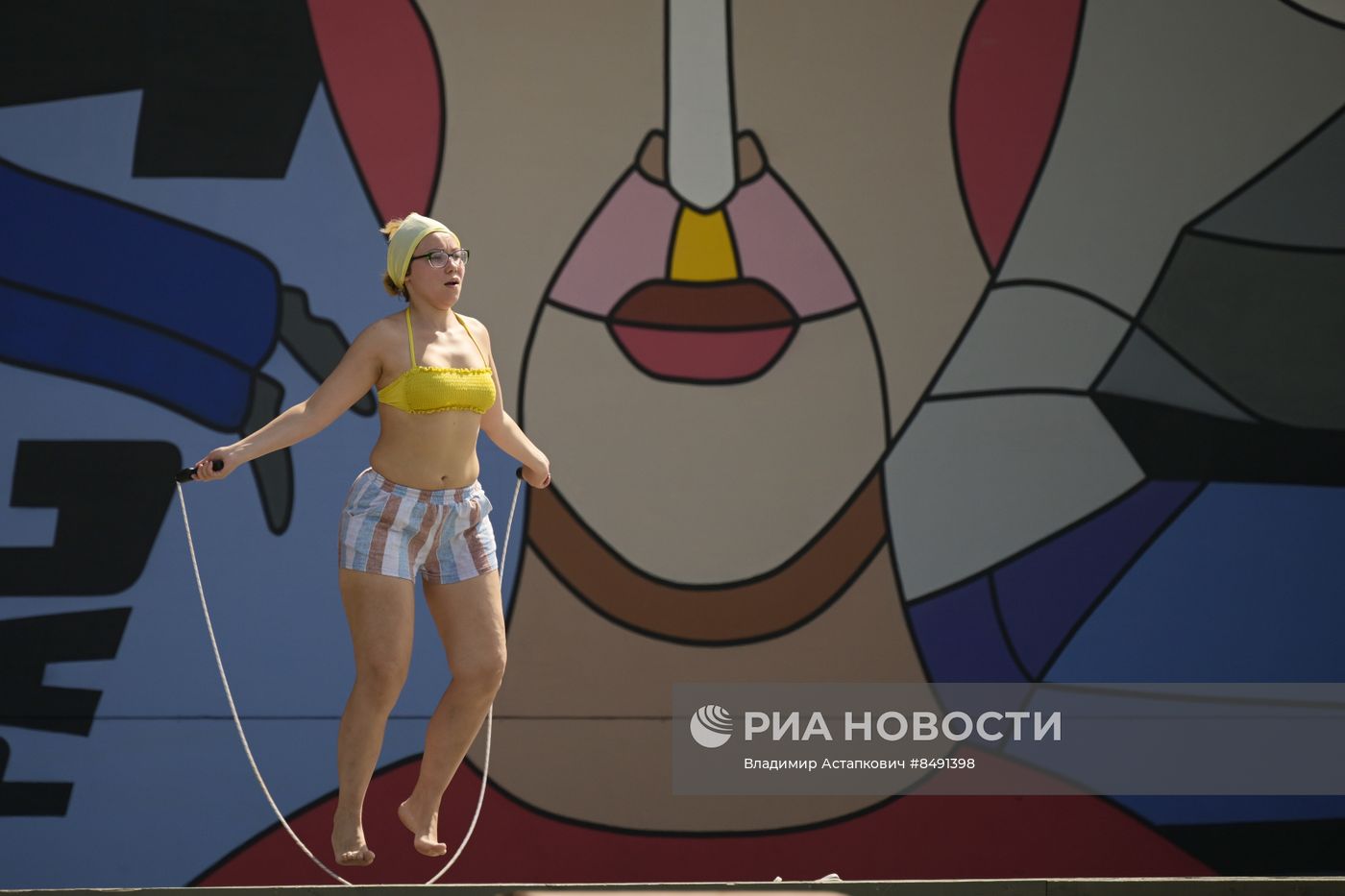 Жаркая погода в Москве