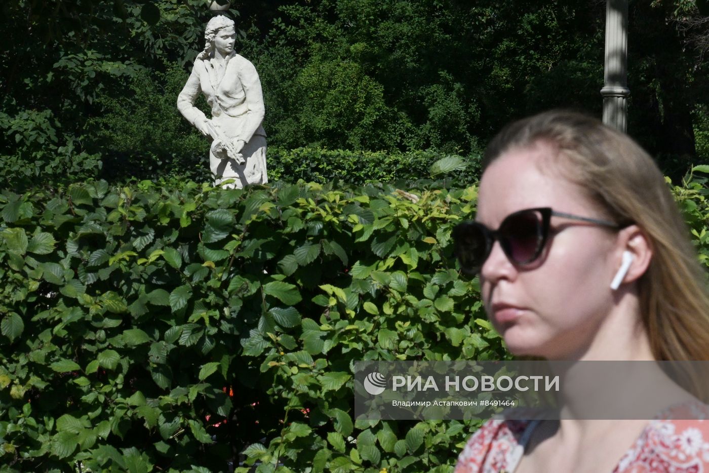 Жаркая погода в Москве