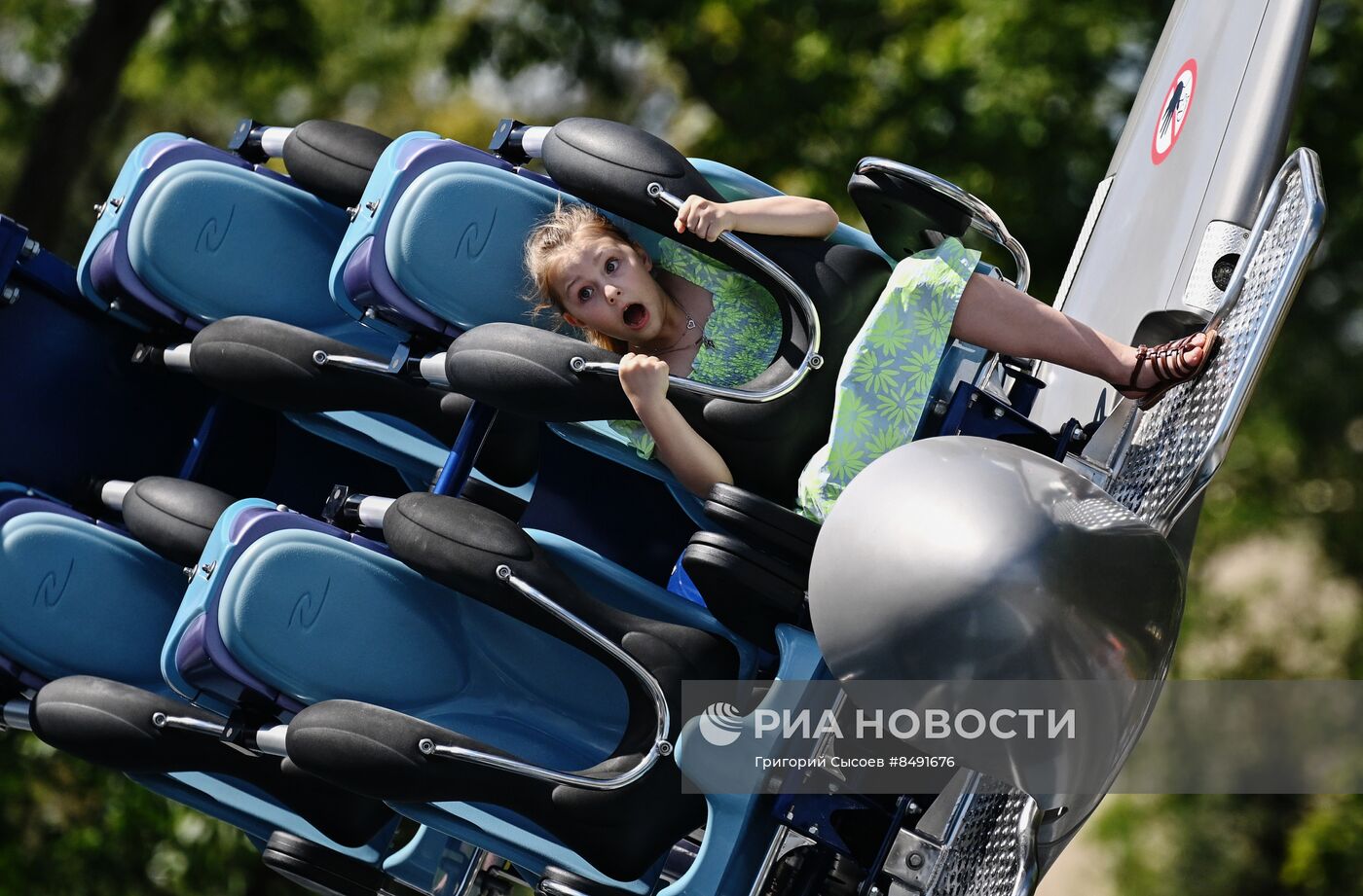 Парк аттракционов "Орион" на ВДНХ