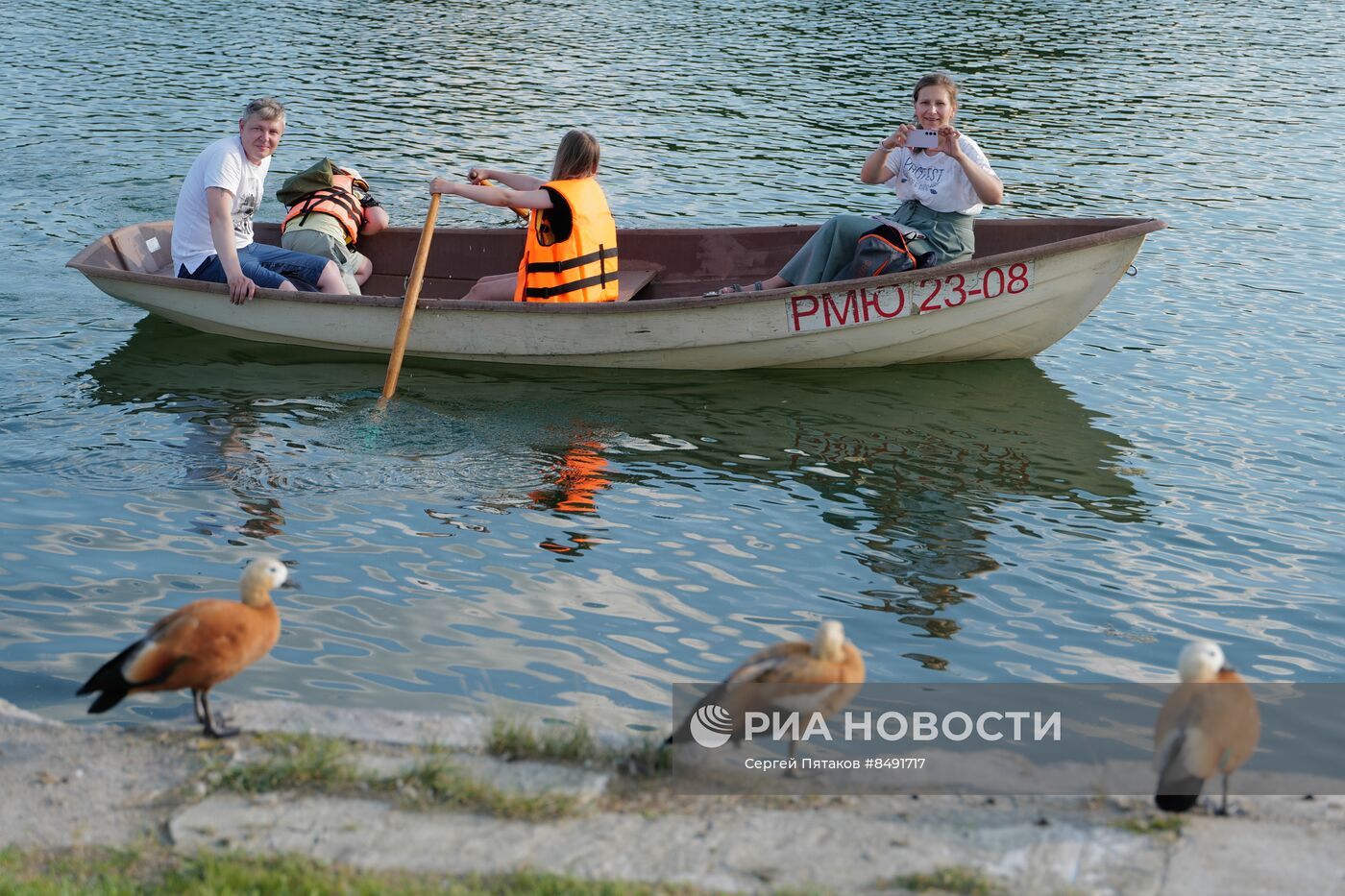 Жаркая погода в Москве